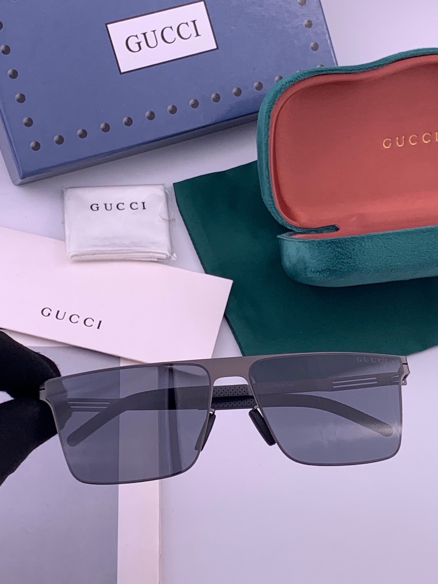 [TOP] Gucci Sunglasses - Grey - 711 Luxury