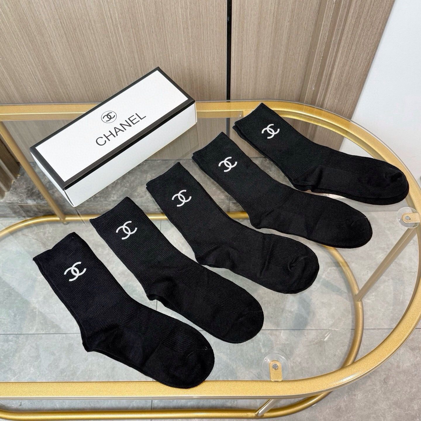 [TOP] CHANEL Socks - 5 Pieces as a Set - 711 Luxury