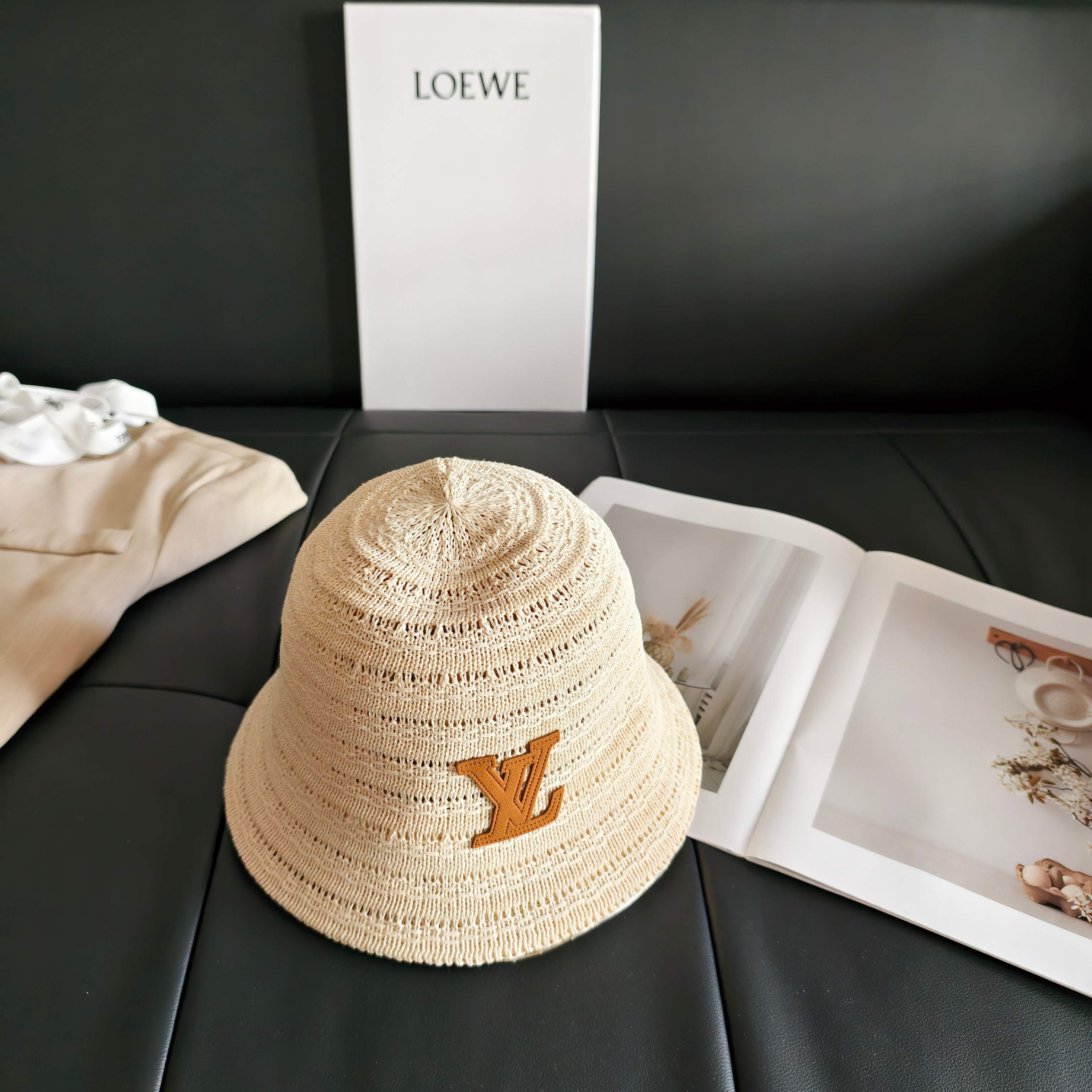 [TOP] Louis Vuitton LV  Fisherman's Hat - Beige - 711 Luxury