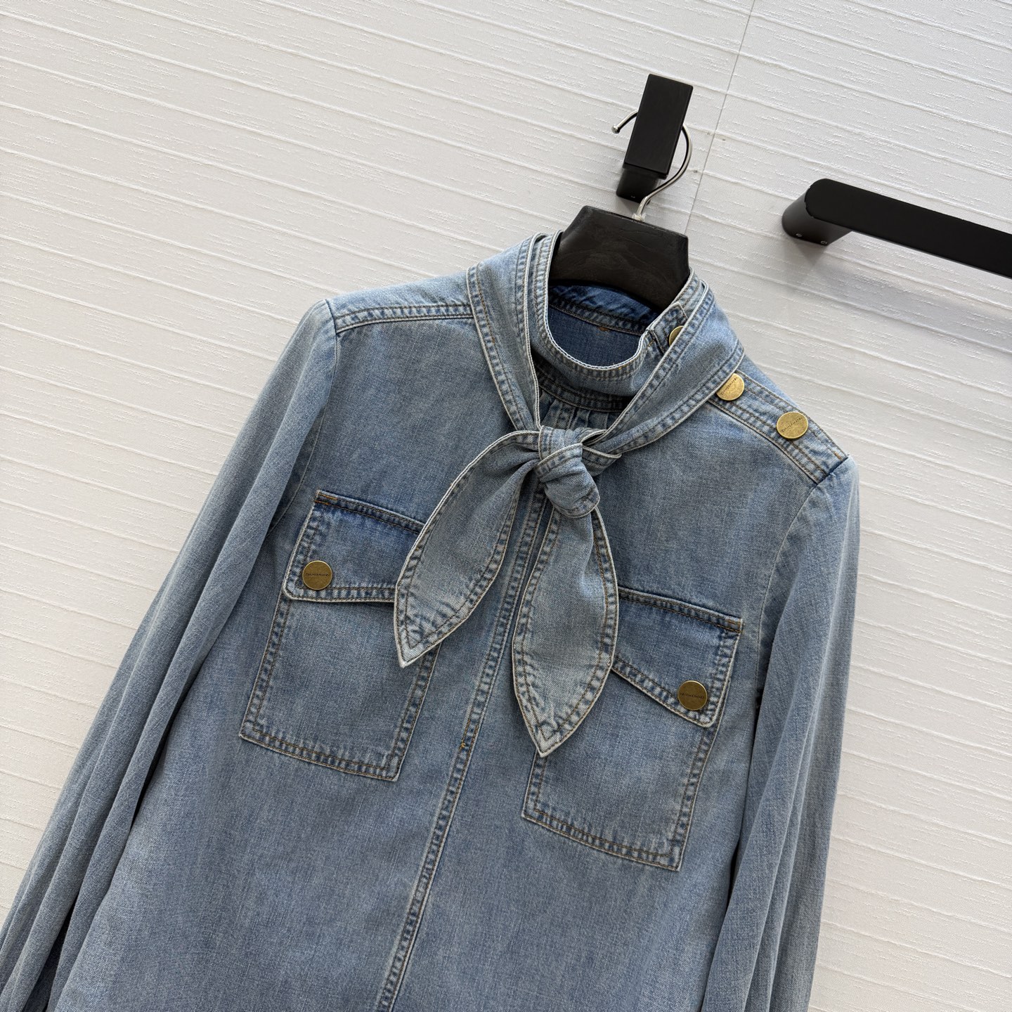 [TOP] ZIMMERMANN Cowboy Shirt - Blue - 711 Luxury