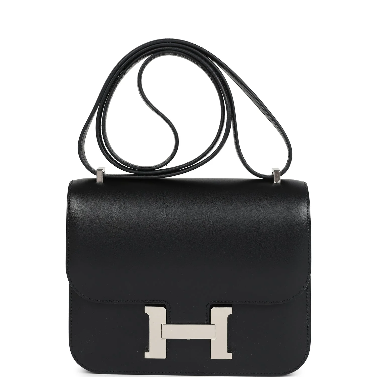 Hermes Constance Black Tadelakt Palladium Hardware