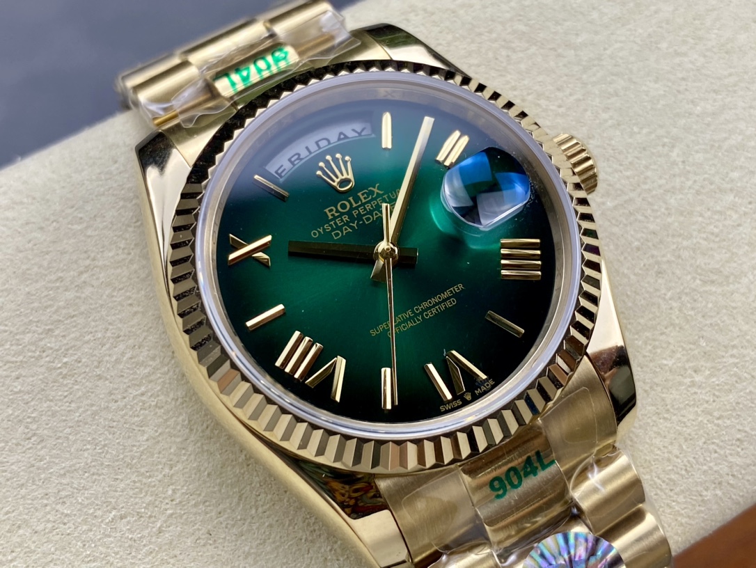 [TOP] ROLEX Watch 36 mm - Green