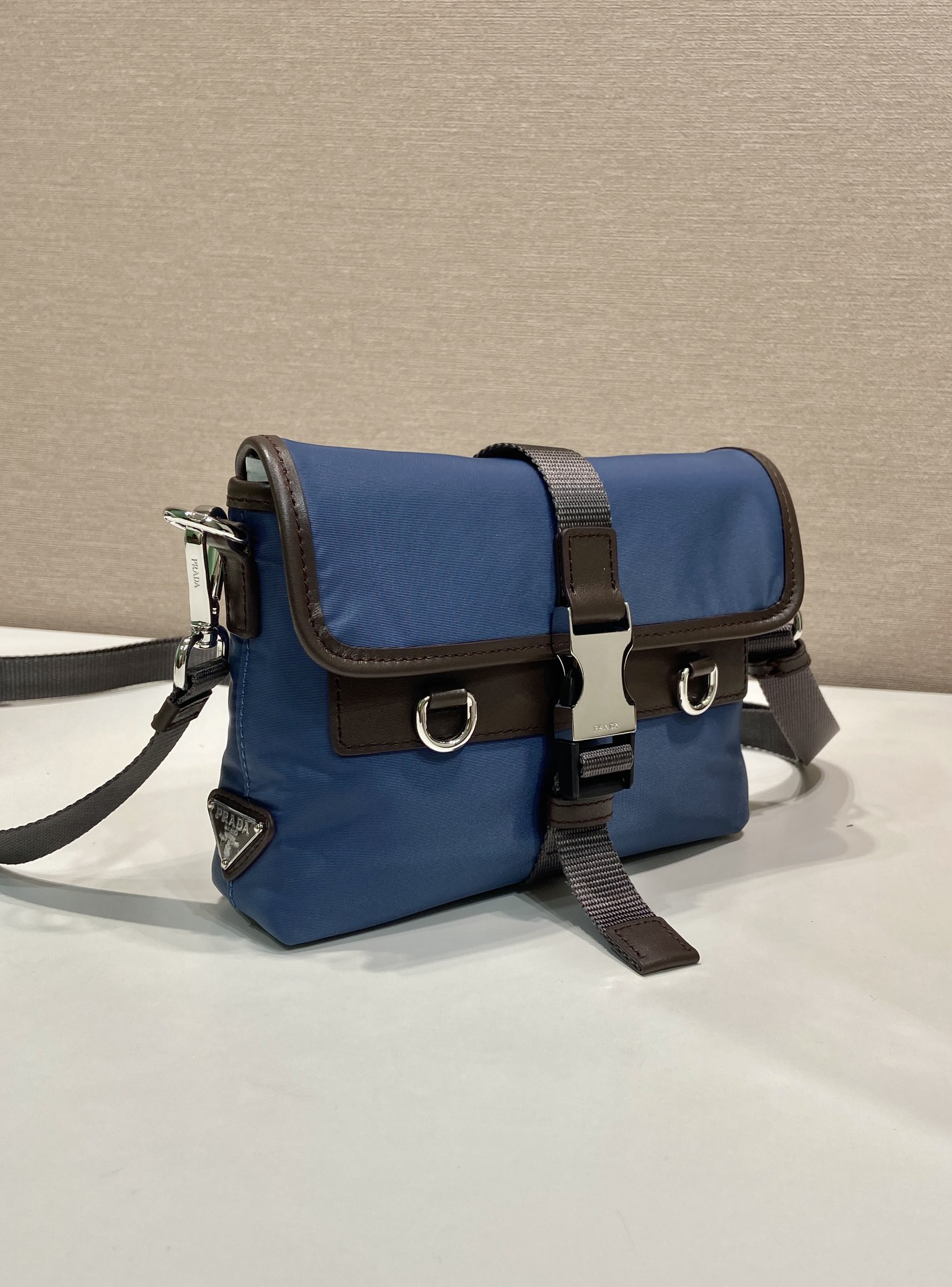 [TOP] PRADA  Bag Re-Nylon 19x13x5.5cm - Blue - 711 Luxury