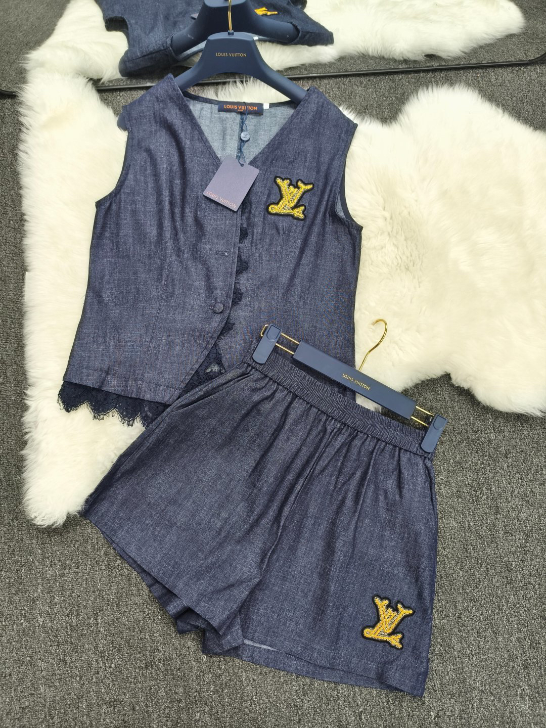 [TOP] Louis Vuitton LV Suit - Blue