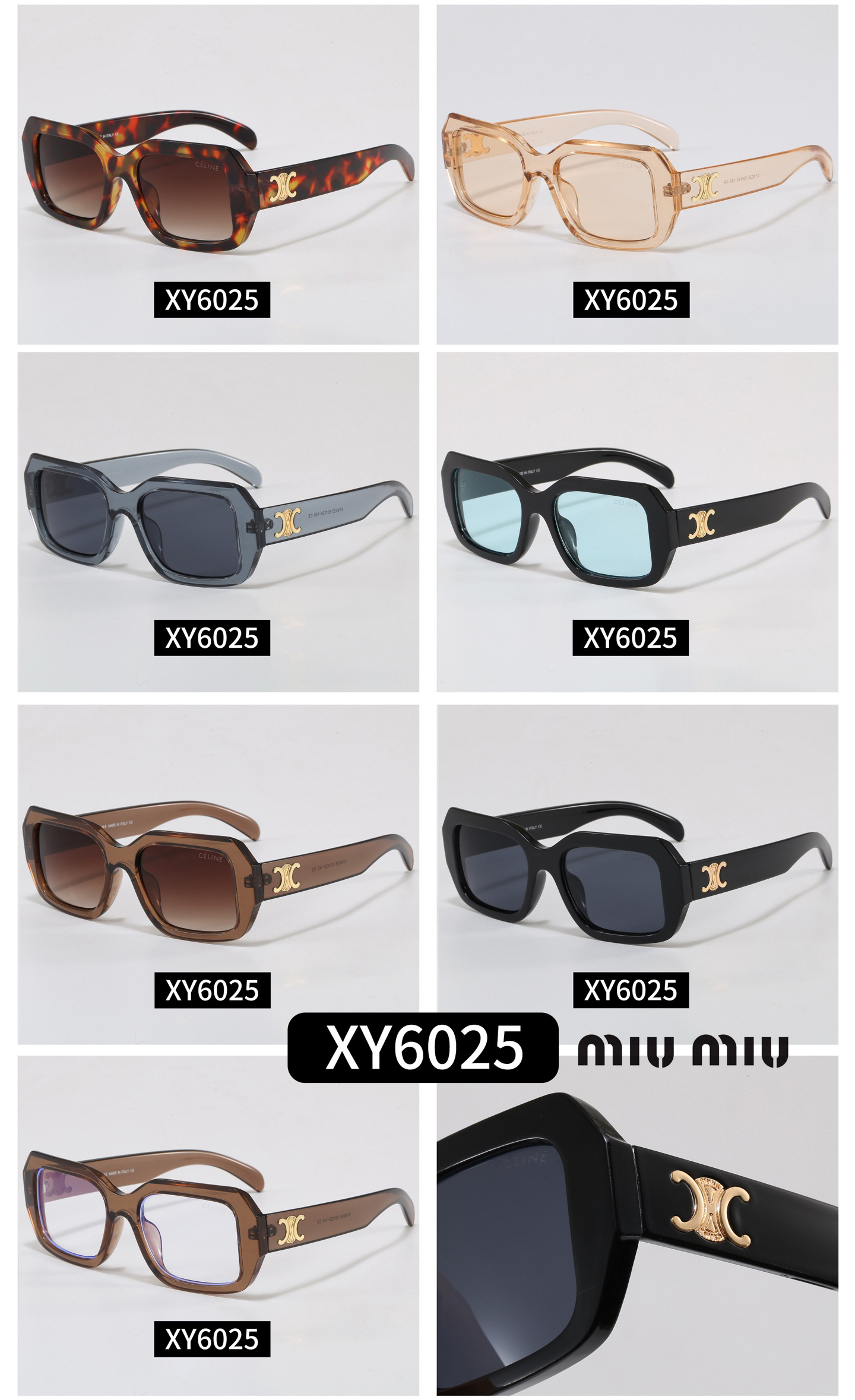 [TOP] CELINE Sunglasses - 7 Colors - 711 Luxury
