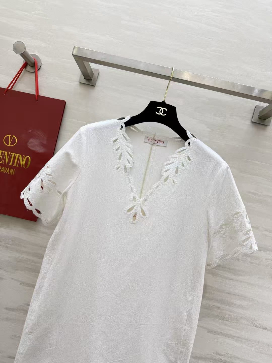 [TOP] VALENTINO Short-sleeved Dress - 2 Colors - 711 Luxury