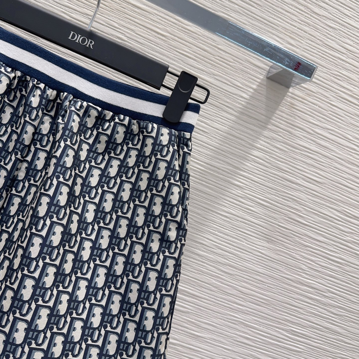 [TOP] Christian Dior T-shirt + Shorts Set - White/Navy Blue