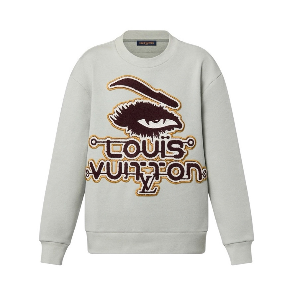 Louis Vuitton Clothing Louis Vuitton Embroidered Sweatshirts Hoodies #326740 | Nigo Office
