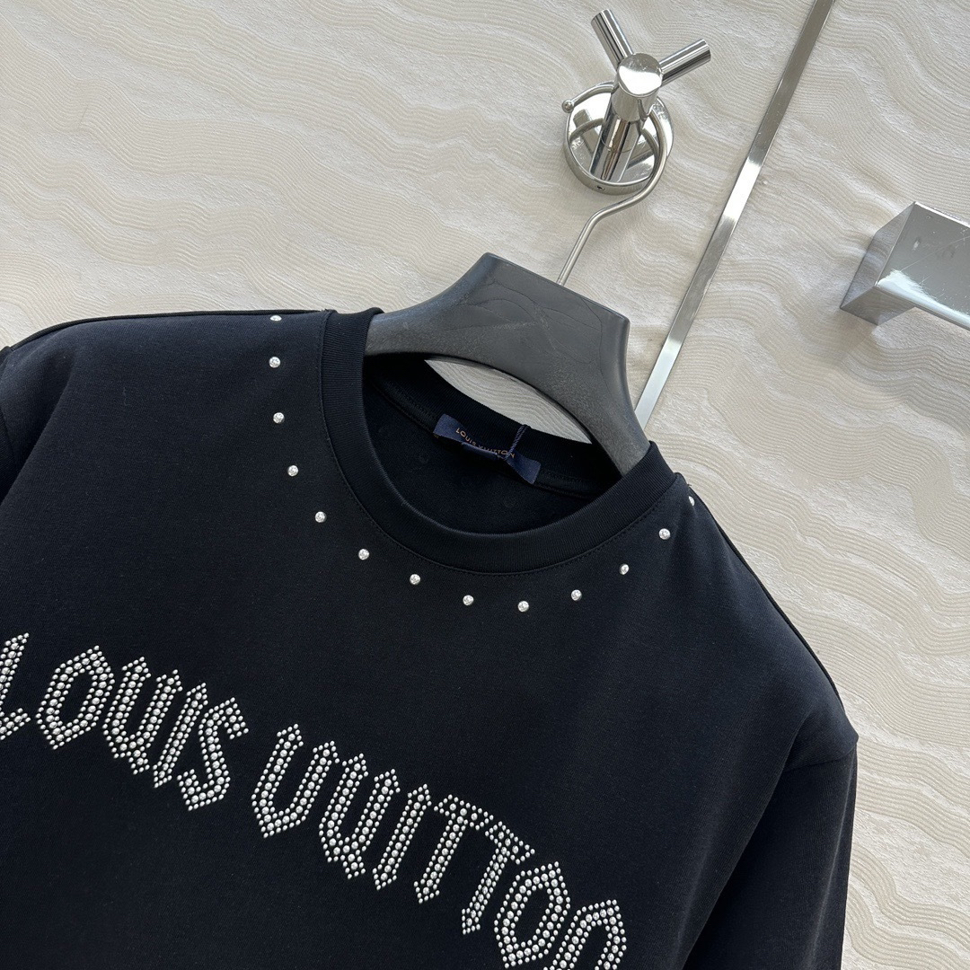 [TOP] Louis Vuitton LV T-shirt - Black
