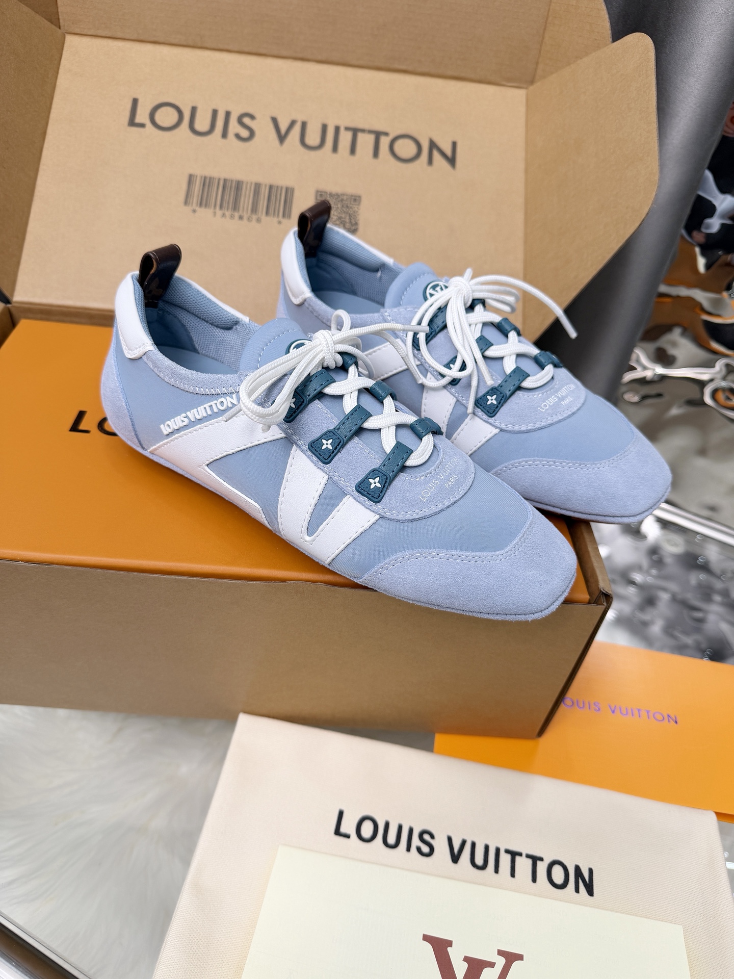 [TOP] Louis Vuitton LV Sneakerina Sneakers - Blue - 711 Luxury
