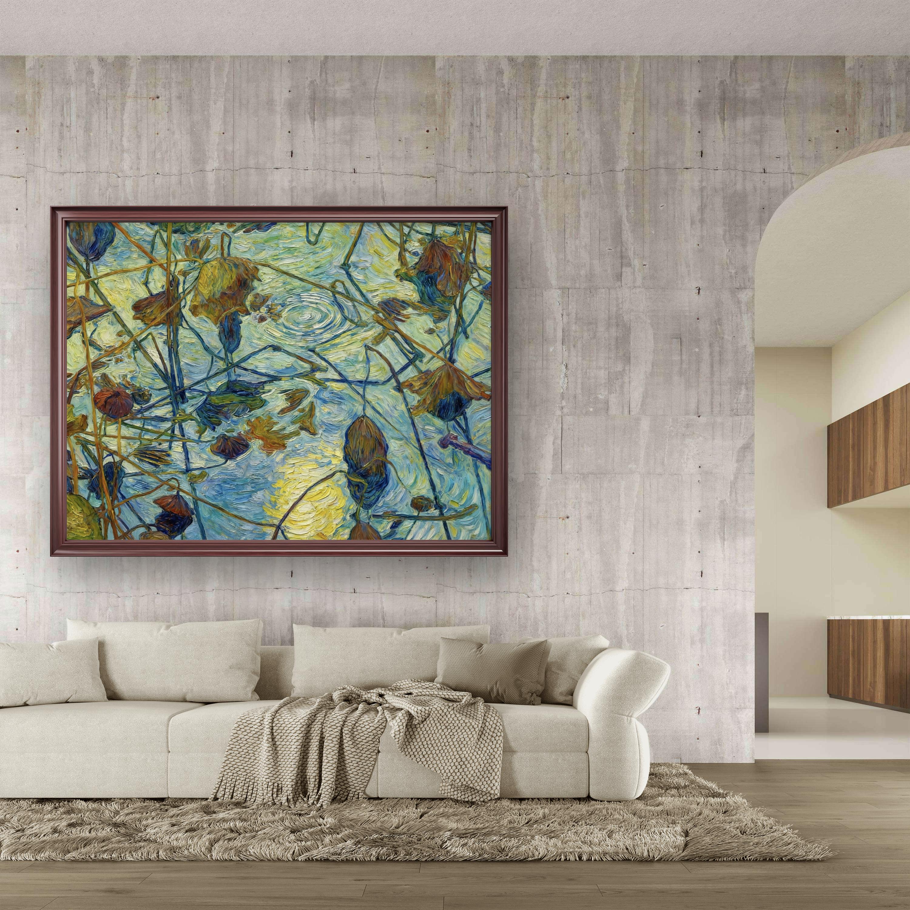 Lotus Pond in Moonlight