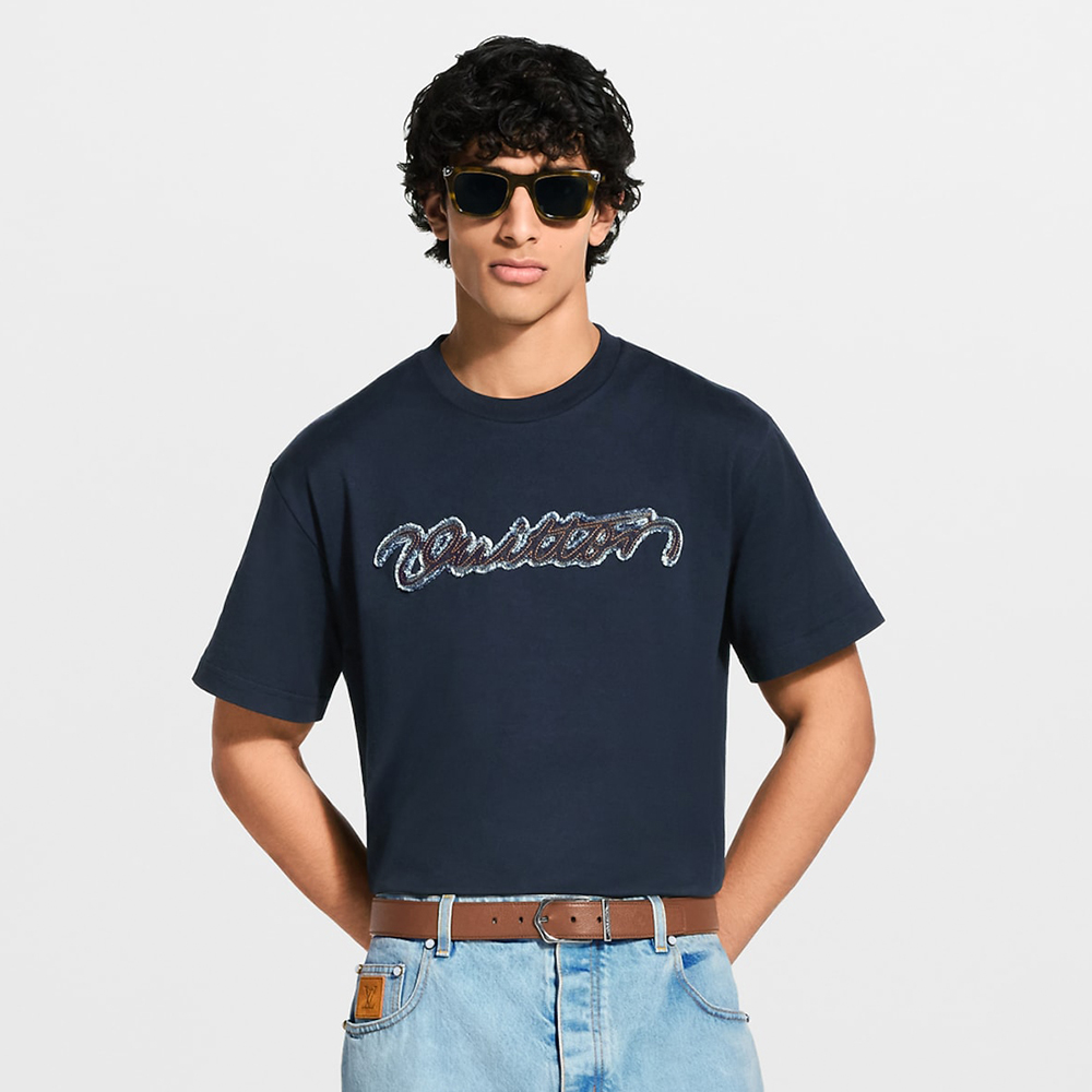 LOUIS VUITTON Denim Signature T-Shirt #382194