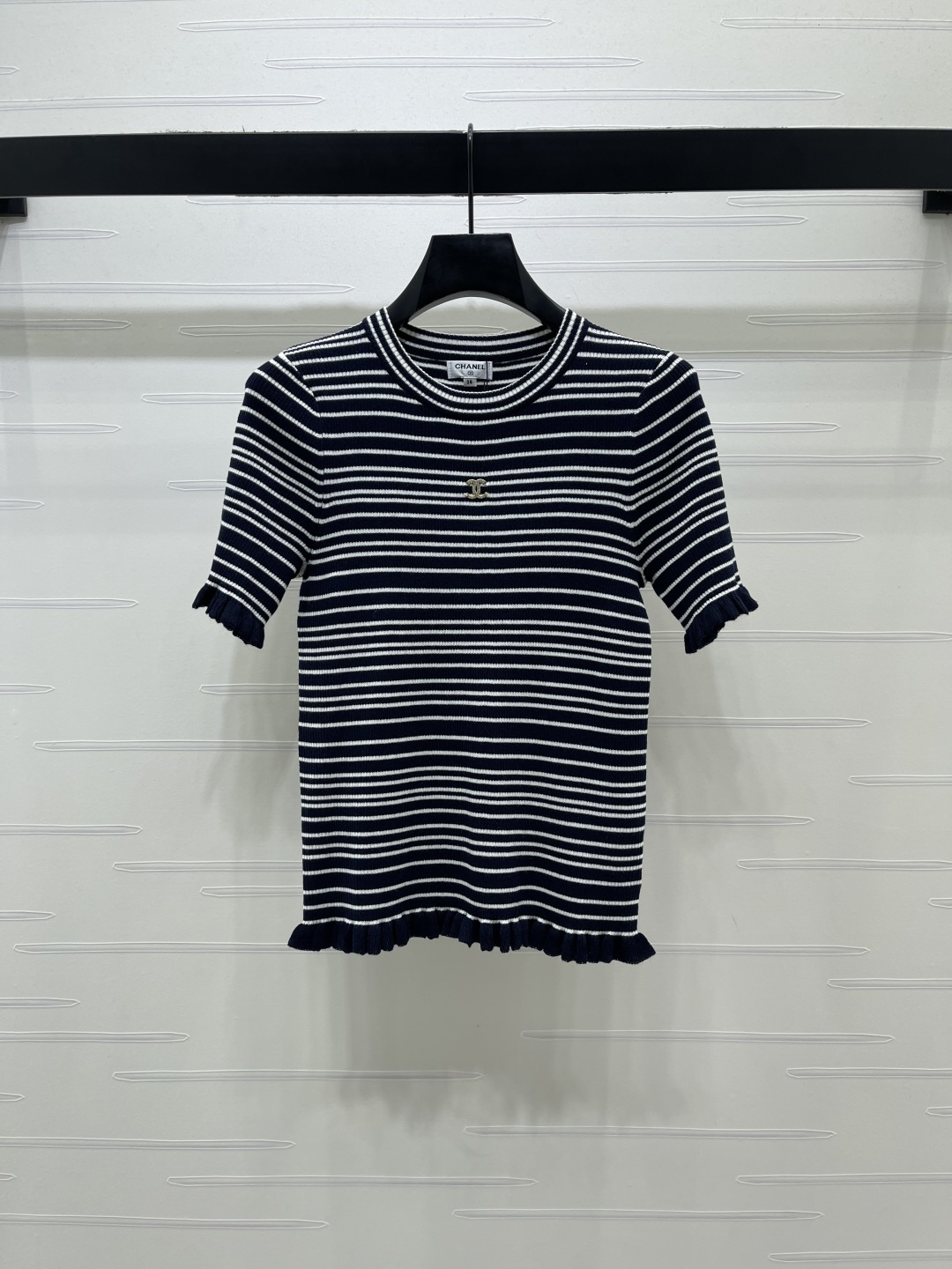 [TOP] CHANEL Knit Top - Black - 711 Luxury