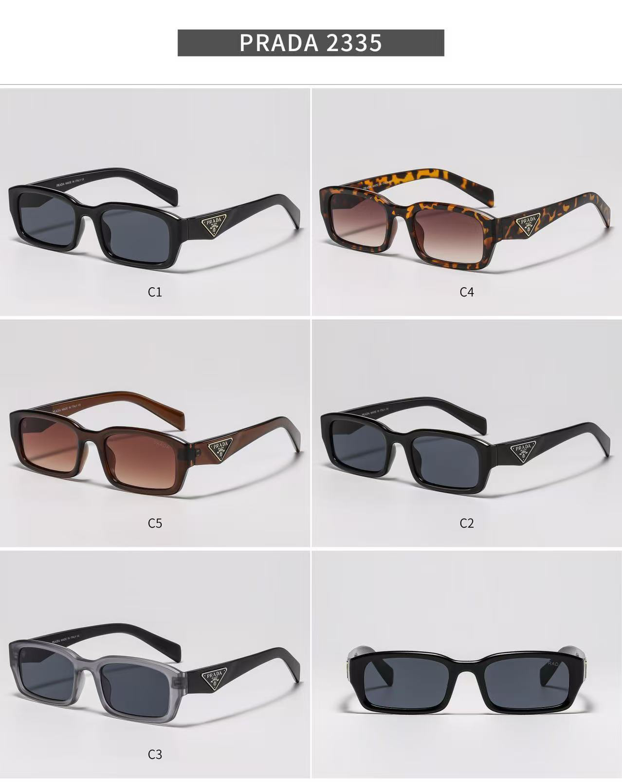 [TOP] PRADA Sunglasses - 5 Colors - 711 Luxury