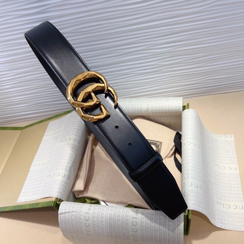 [TOP] GUCCI Belt 4cm - Black - 711 Luxury