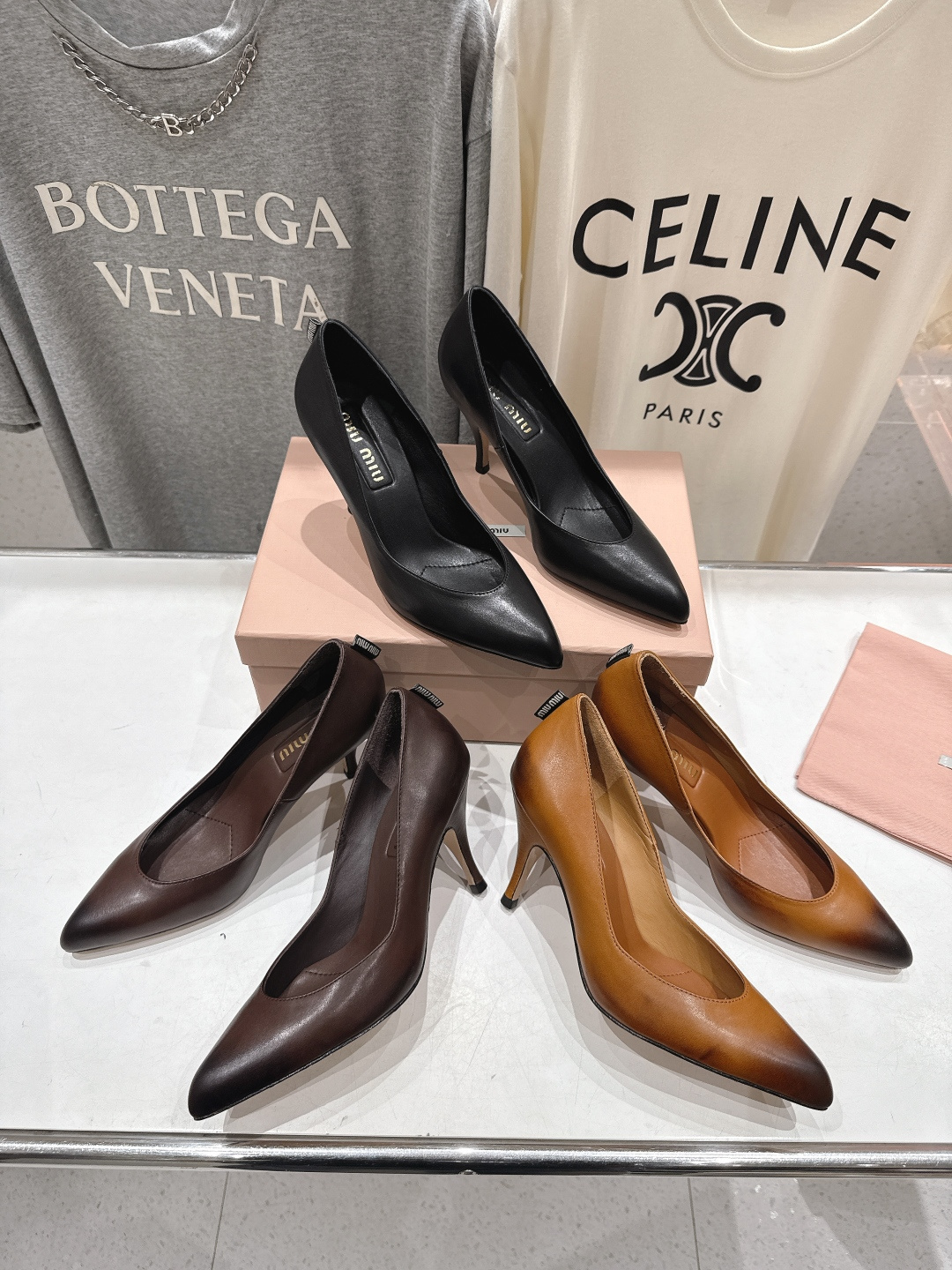 [TOP] Miu Miu High Heel Pumps - 3 Colors