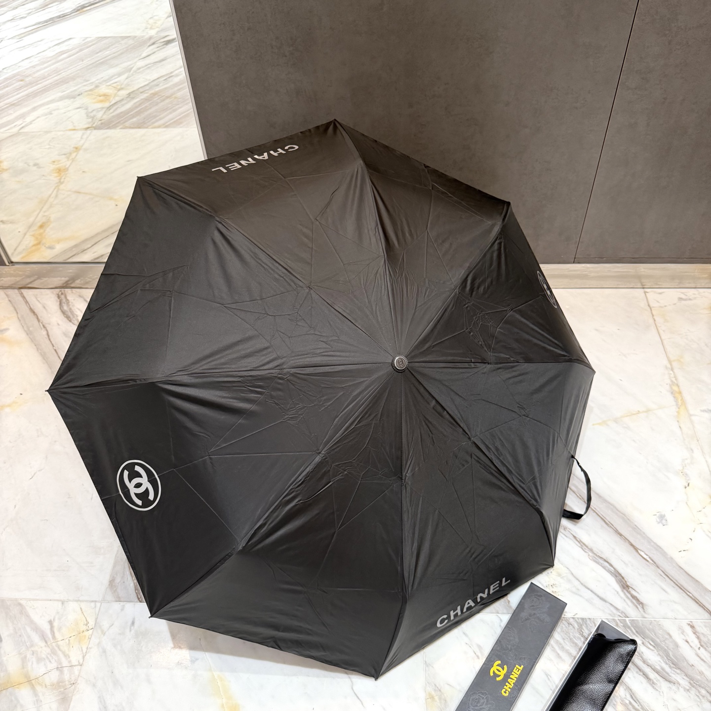 [TOP] CHANEL Umbrella - Black - 711 Luxury