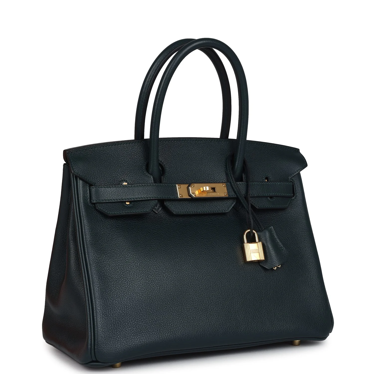 Hermes BirkinVert Cypress Taurillon Novillo Gold Hardware
