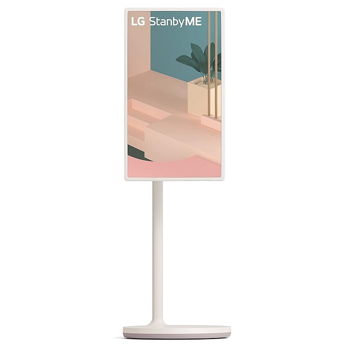 LG 27-Inch Class StanbyMe 1080p-Portable Touch-Screen-Monitor 27ART10AKPL, 2024 - Built-in Battery, Full Swivel Rotation, 60Hz Refresh Rate