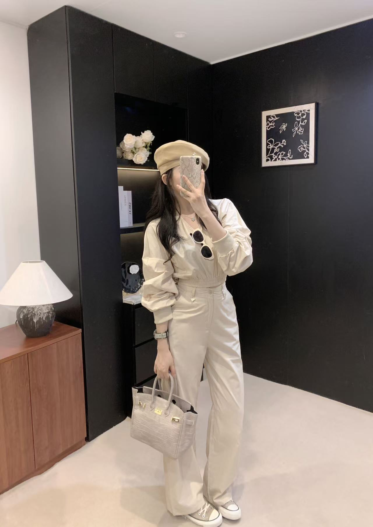 [TOP] PRADA Top + Pants Set - Beige