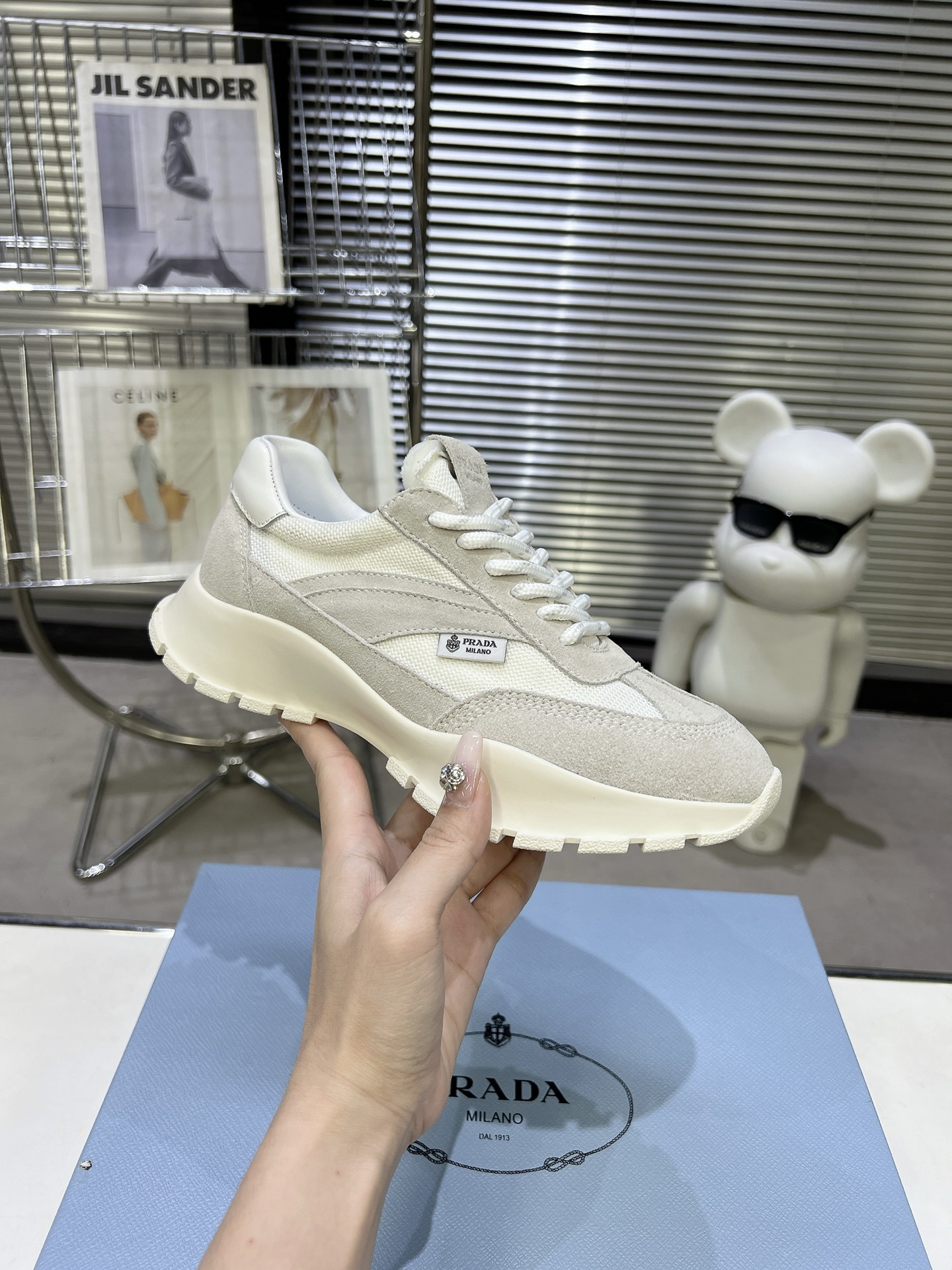 [TOP] PRADA Casual Shoes - Beige - 711 Luxury