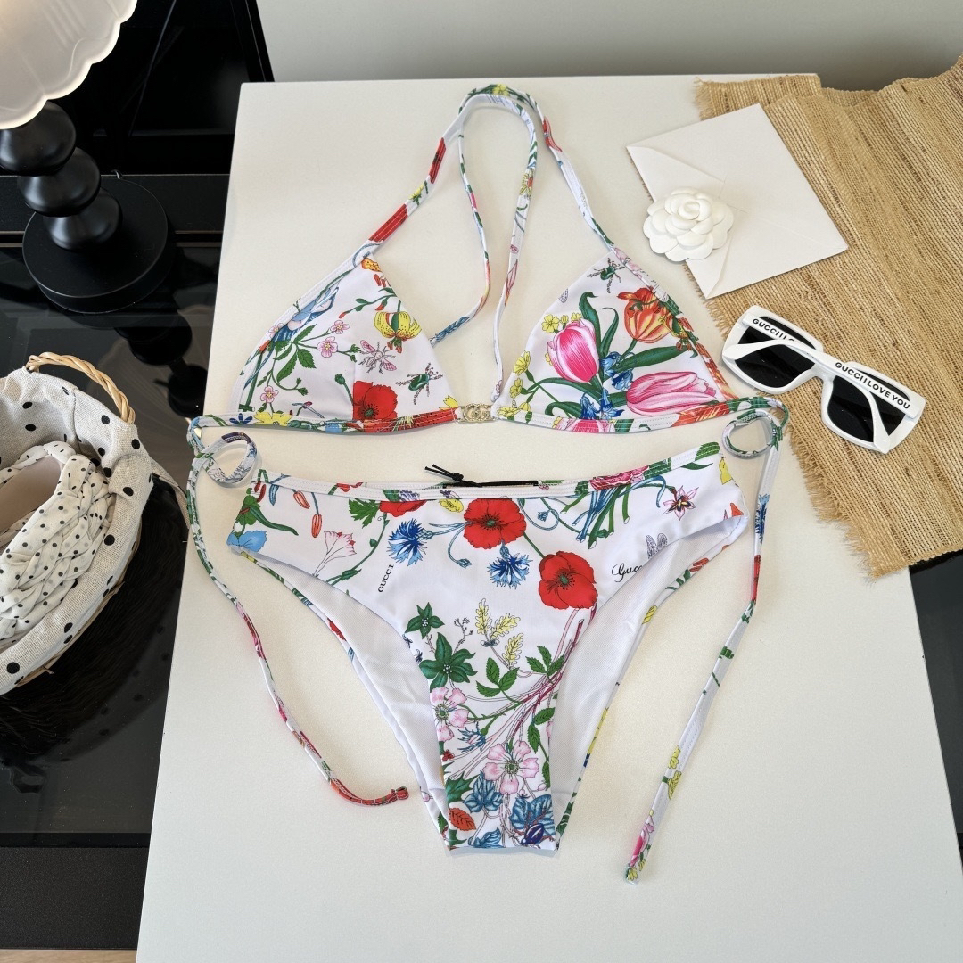 [TOP] GUCCI Bikini Swimsuit - White - 711 Luxury