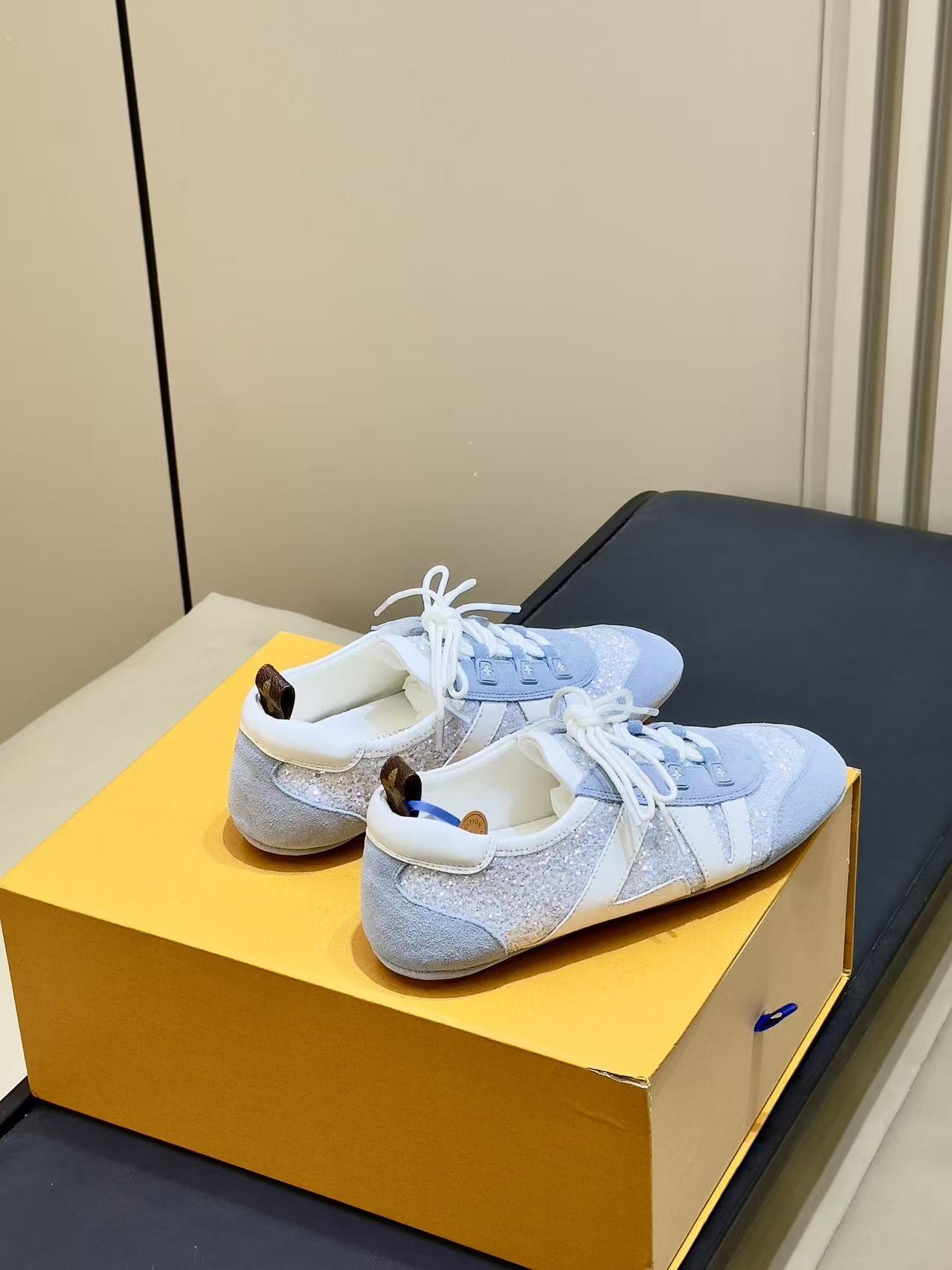 [TOP] Louis Vuitton LV Sneakerina Sneakers - Blue - 711 Luxury