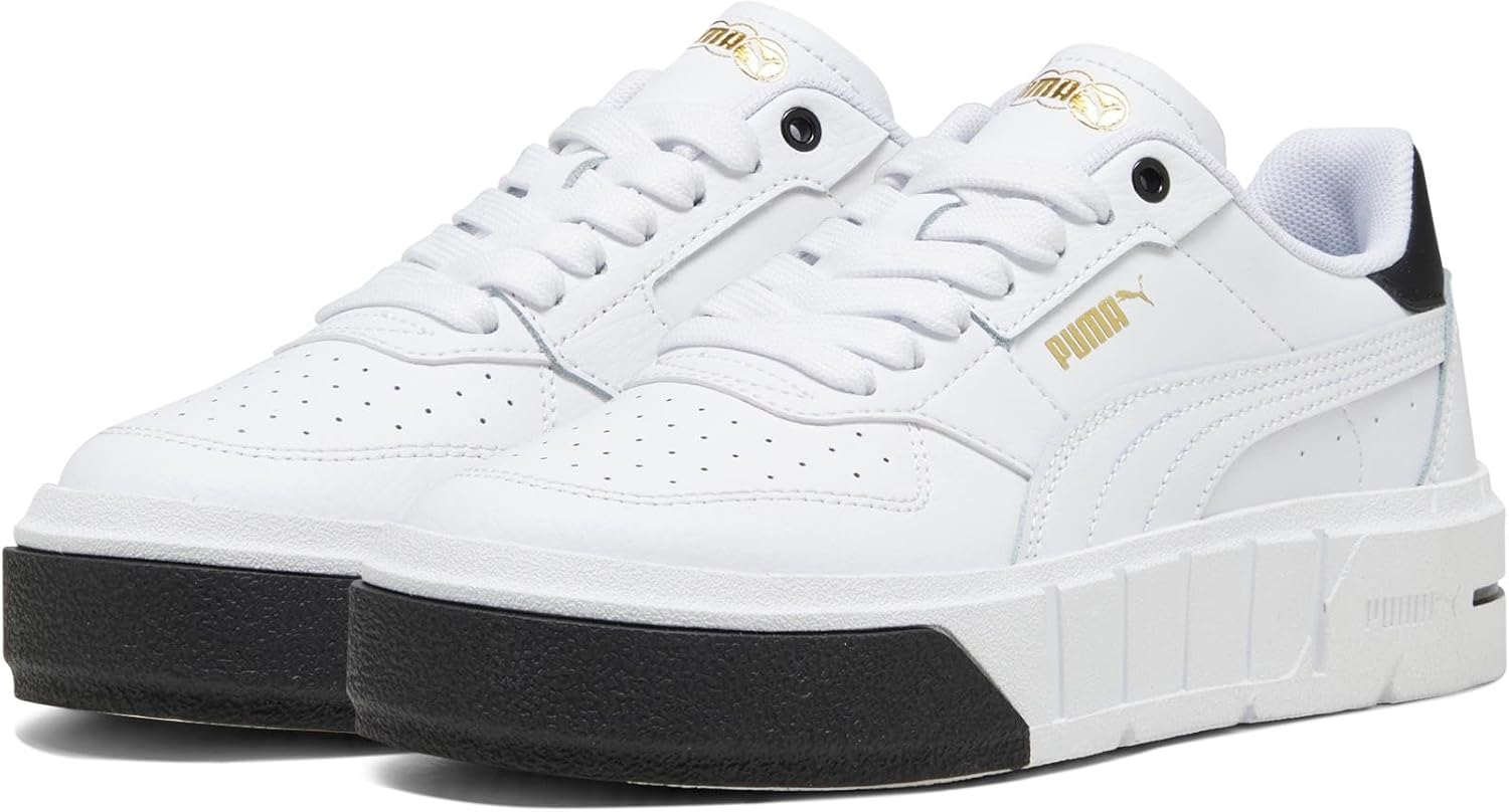 PUMA Kids Girls Cali Court Lace Up Sneakers Shoes Casual - White