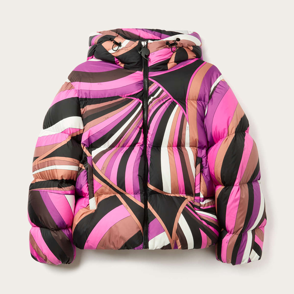 Designer Clothing PUCCI LABIRINTO PRINT DOWN JACKET #378410 View 2 | Nigo Office