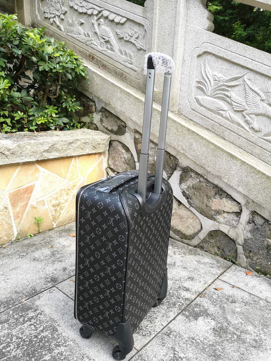 [TOP] Louis Vuitton LV Rolling Luggage  - Black - 711 Luxury