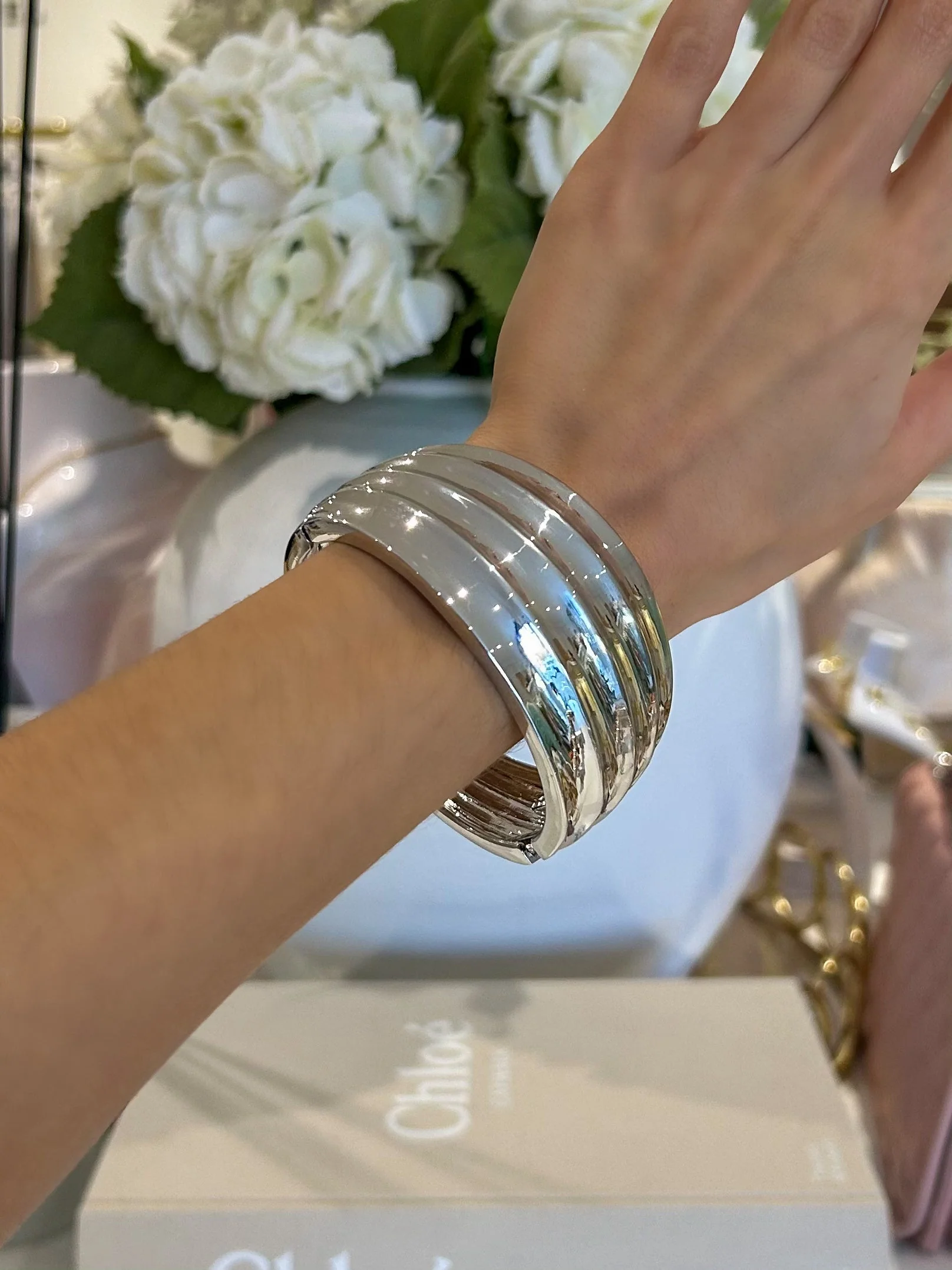 Chunky Line Bangle (2 Colours)