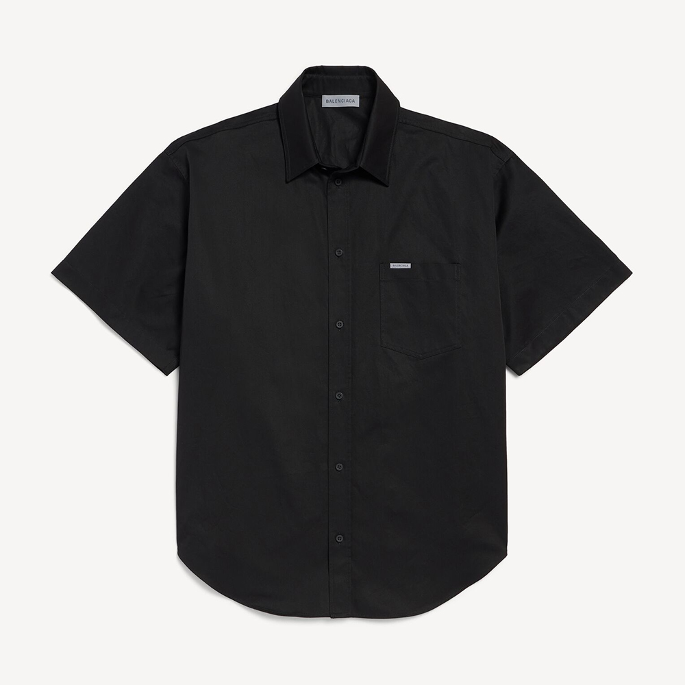 Balenciaga Top-Quality Version Workwear Short Sleeve Shirt #387627