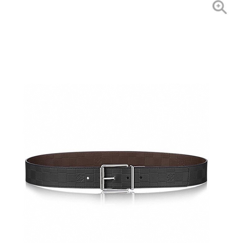 [TOP] Louis Vuitton LV Belt 4 cm - Black and Brown - 711 Luxury