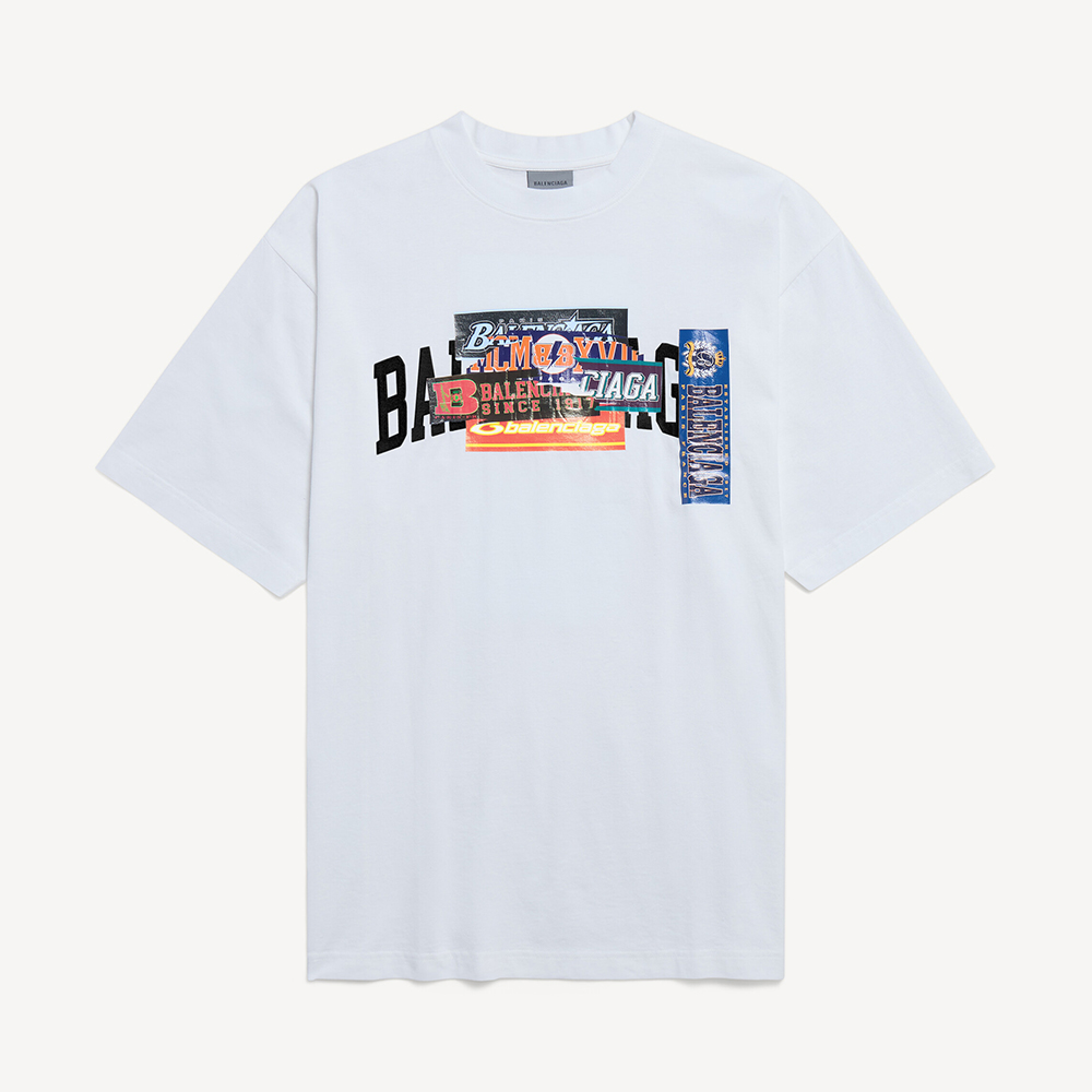 Balenciaga Clothing Balenciaga Top-quality Version Bumper Stickers Medium Fit T-shirt #395068 | Nigo Office