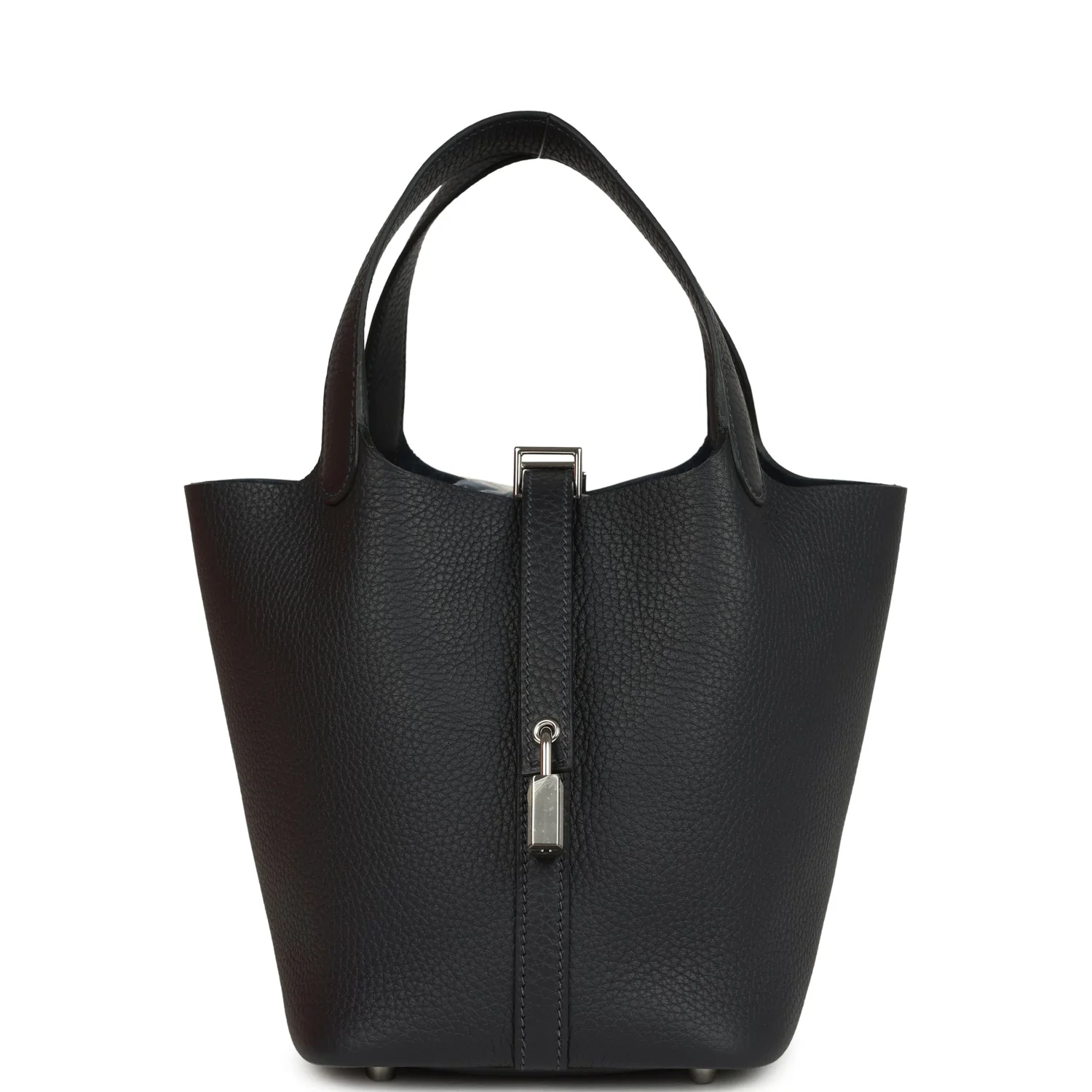 Hermes Picotin Lock  Caban Clemence Palladium Hardware