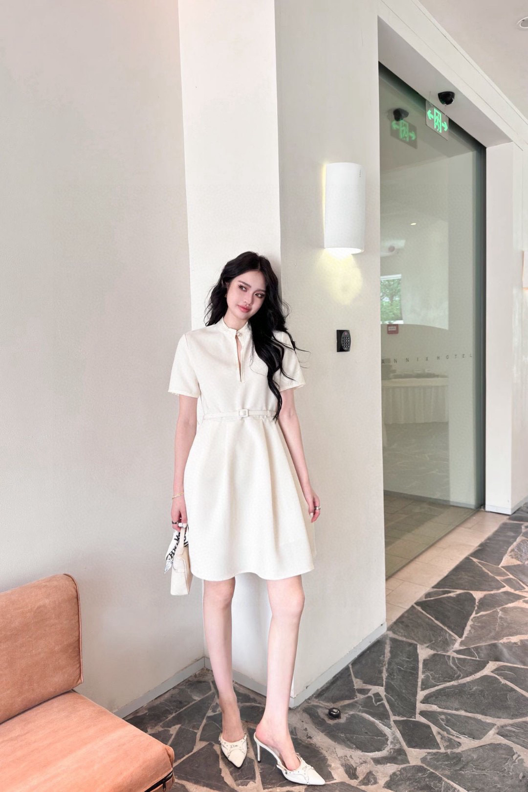 [TOP] Christian Dior  Dress -White