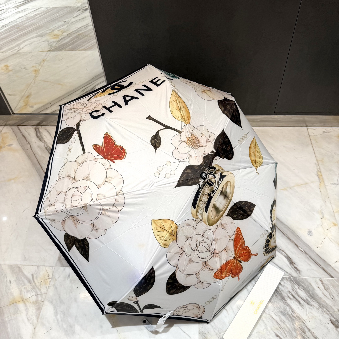 [TOP] CHANEL Umbrella - White - 711 Luxury