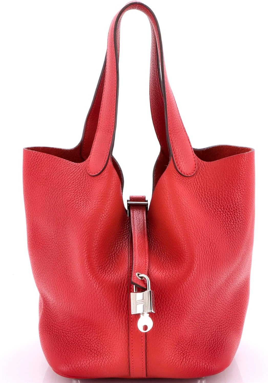 Hermès, Pre-Loved Picotin Lock Bag Clemence MM, Rouge Vif