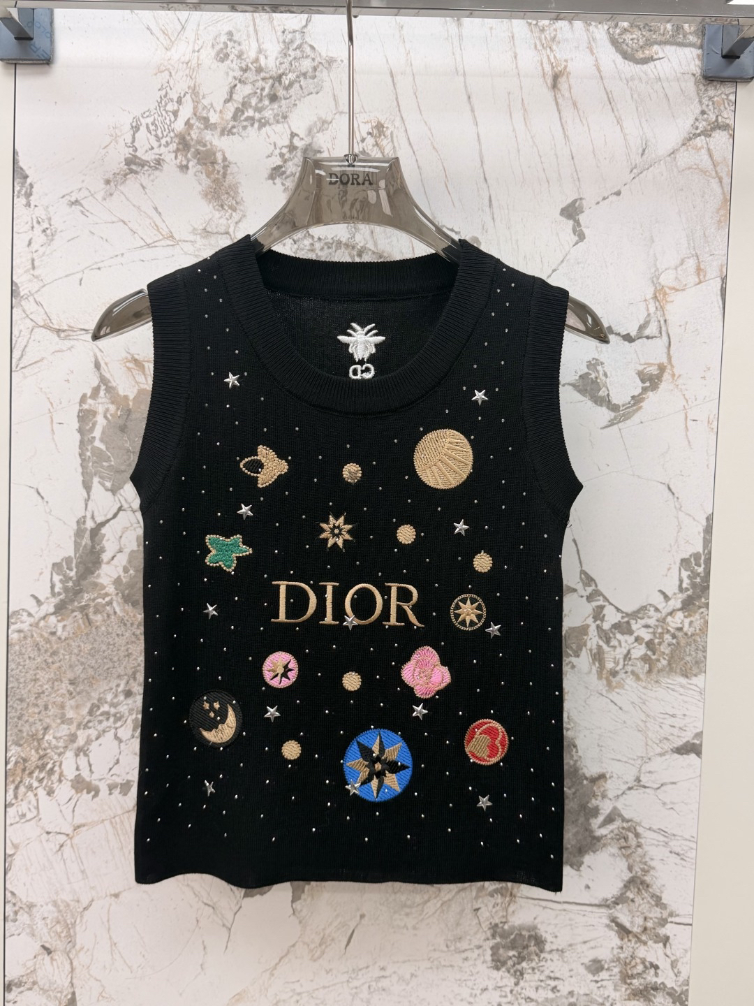 [TOP] Christian Dior Knitwear	-Black