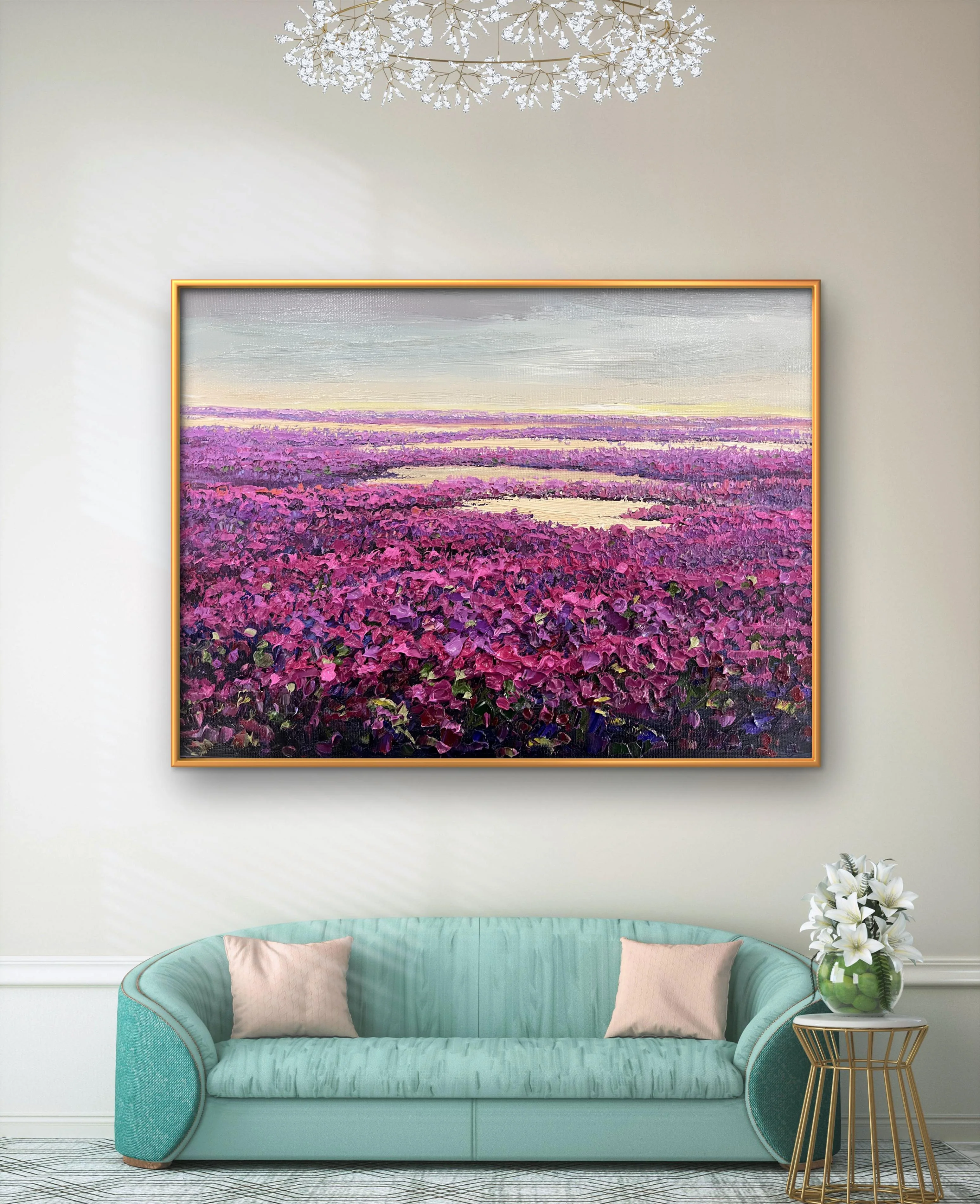 Abstract Flower Field