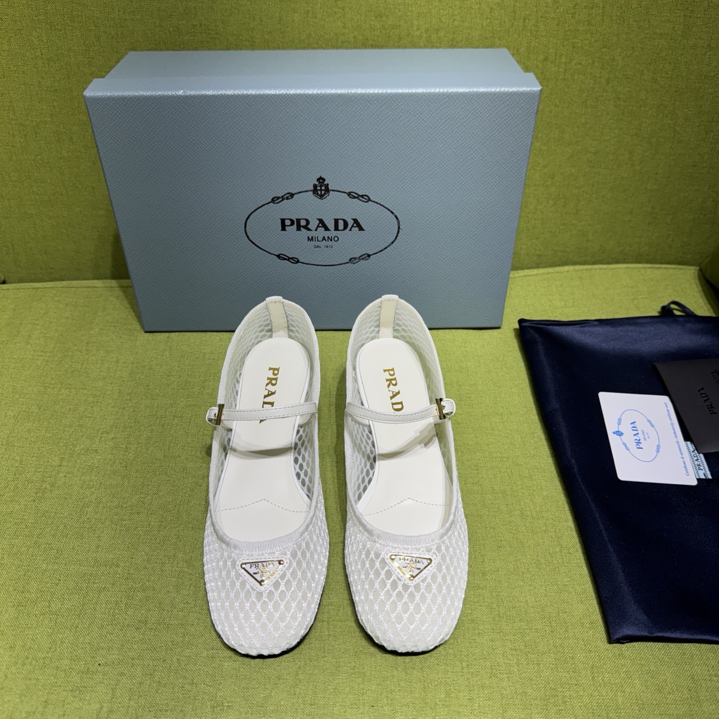 [TOP] PRADA 3.5cm Low Heel Pumps -White - 711 Luxury