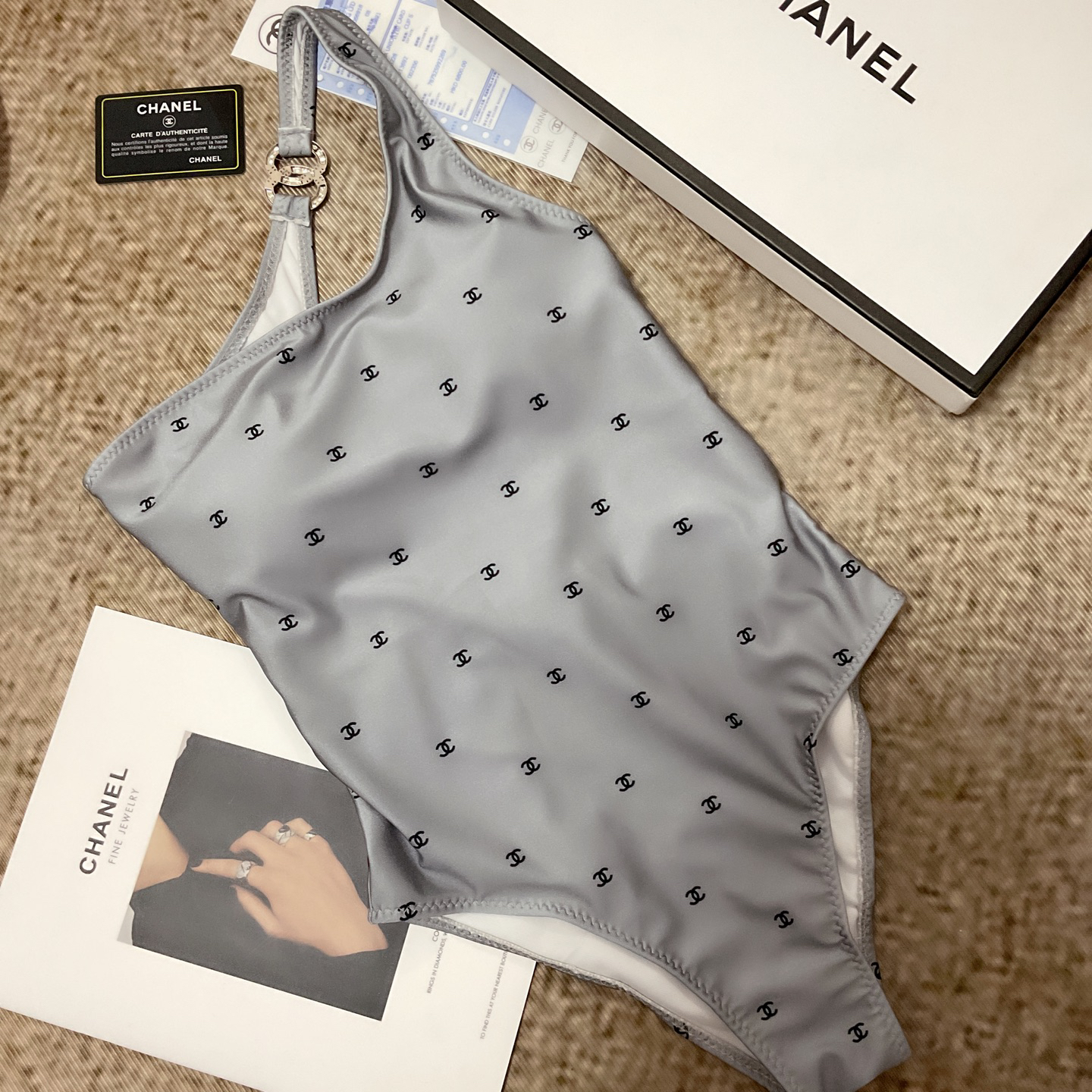 [TOP] CHANEL Swimsuit - Blue - 711 Luxury