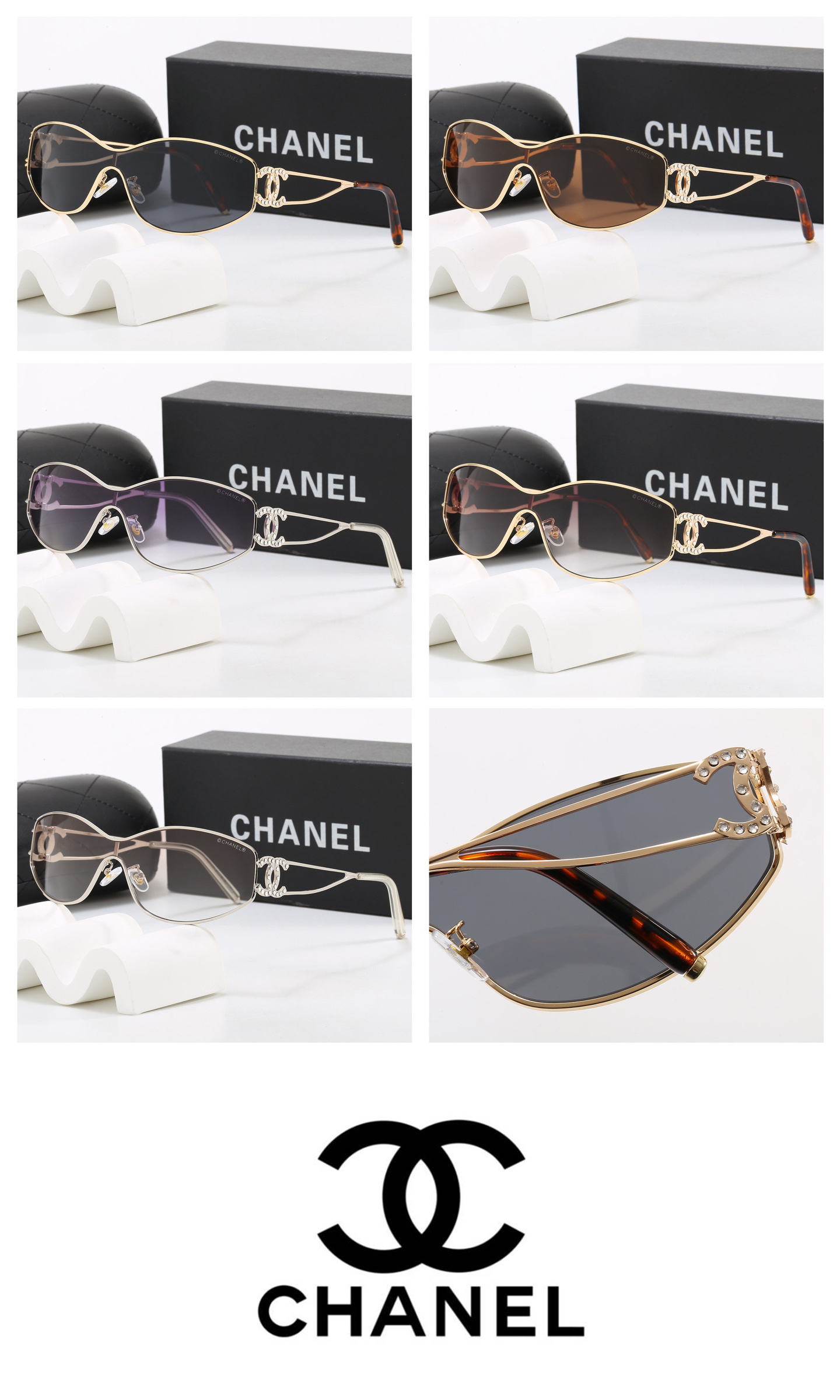 [TOP] CHANEL Sunglasses - 5 Colors - 711 Luxury