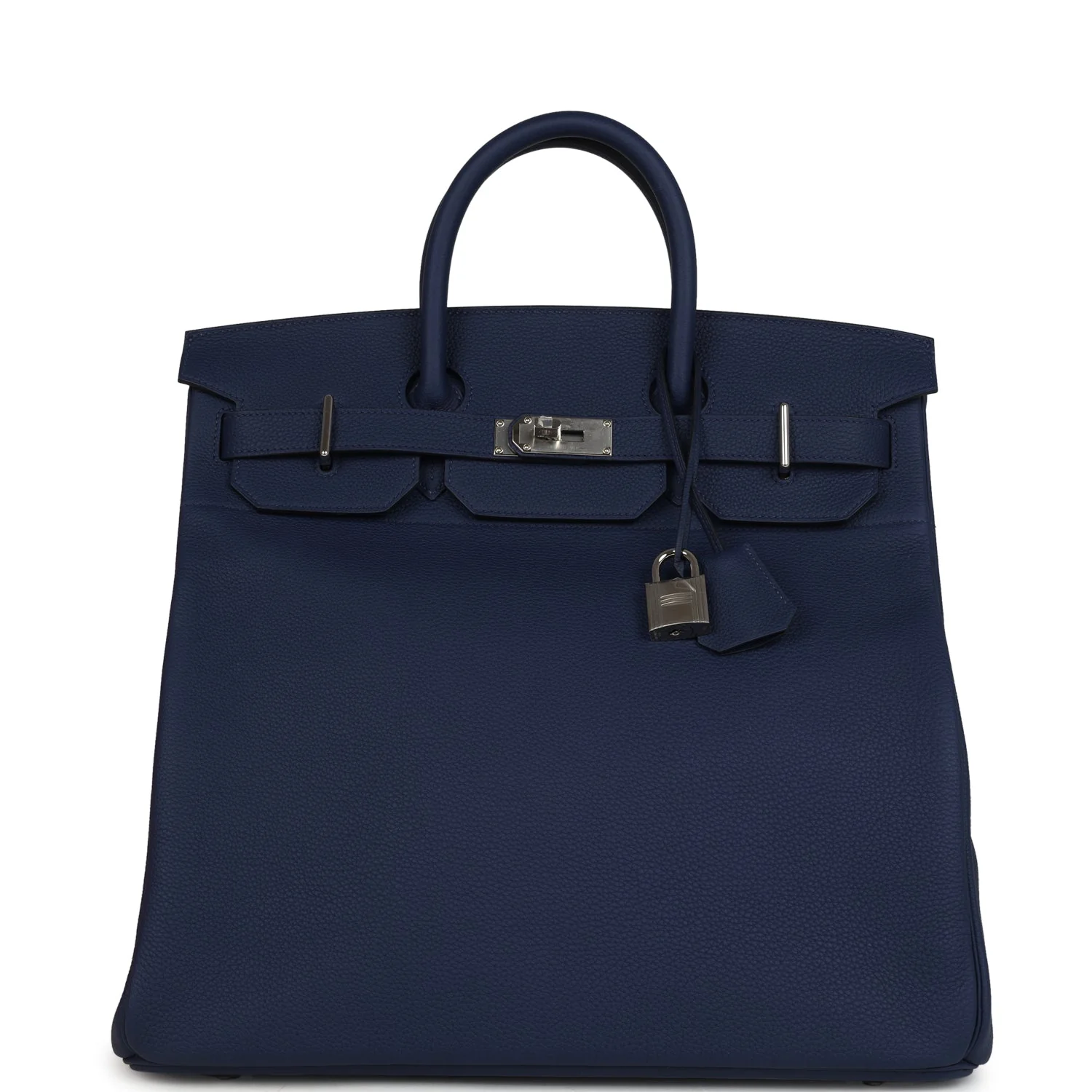 Hermes HAC Birkin 4Bleu Saphir Togo Palladium Hardware