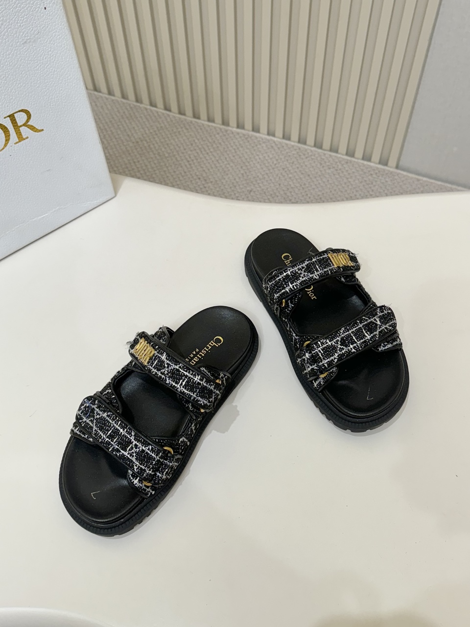 [TOP] Christian Dior Sandals - Black