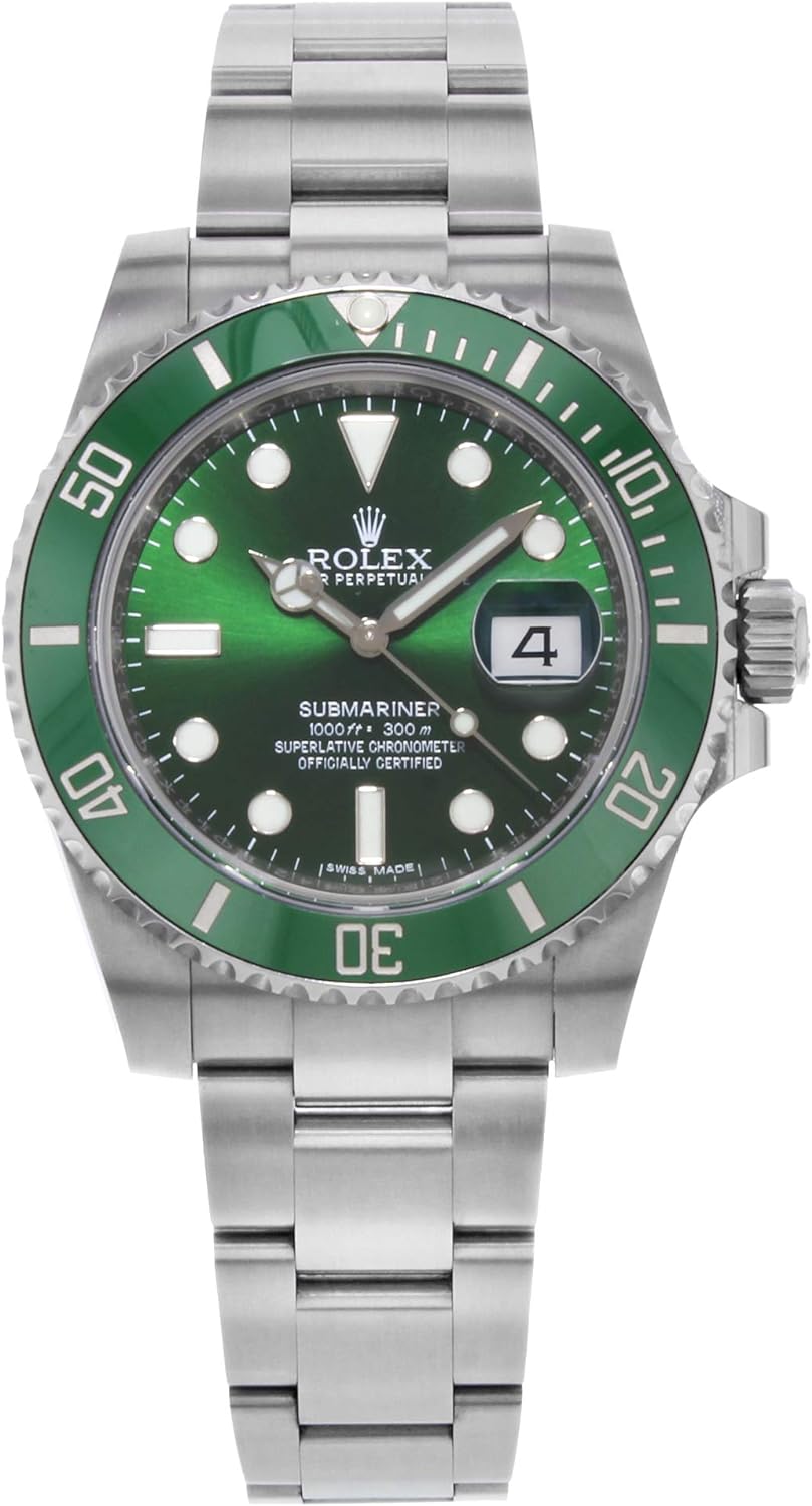 Rolex Submariner Hulk Green Dial Men's Luxury Watch M116610LV-0002