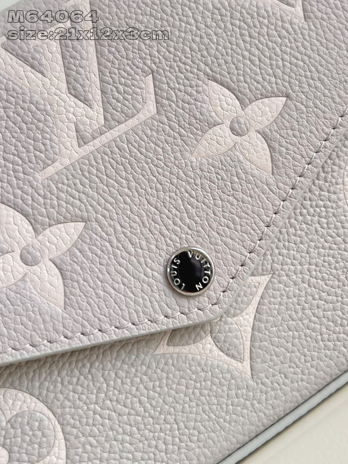 [TOP] Louis Vuitton LV Pochette Félicie 2 Tone Bag 21X12X3cm - Taro Purple