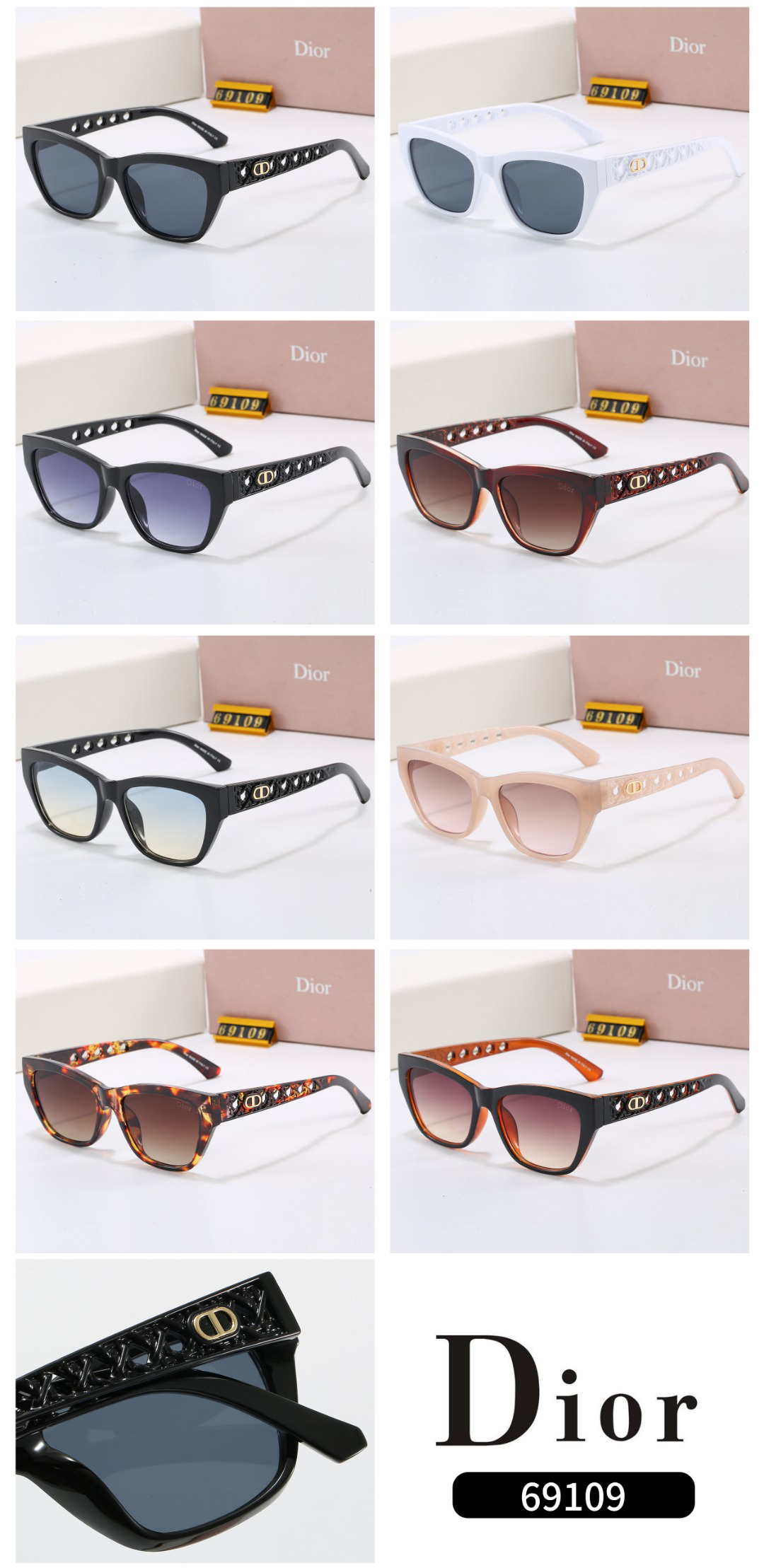 [TOP] Christian Dior Sunglasses - 8 Colors - 711 Luxury