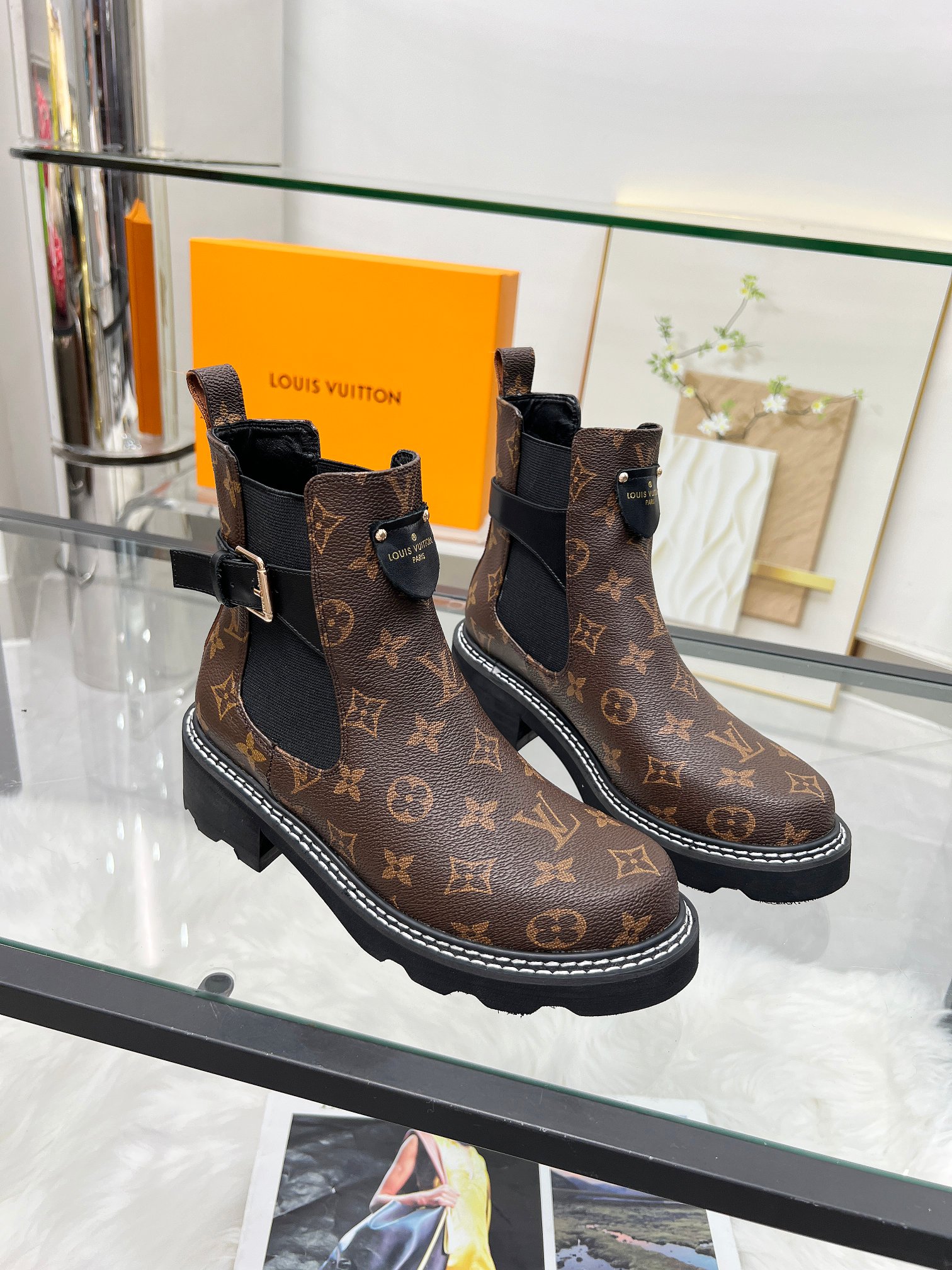 [TOP] Louis Vuitton LV Boots - Brown - 711 Luxury