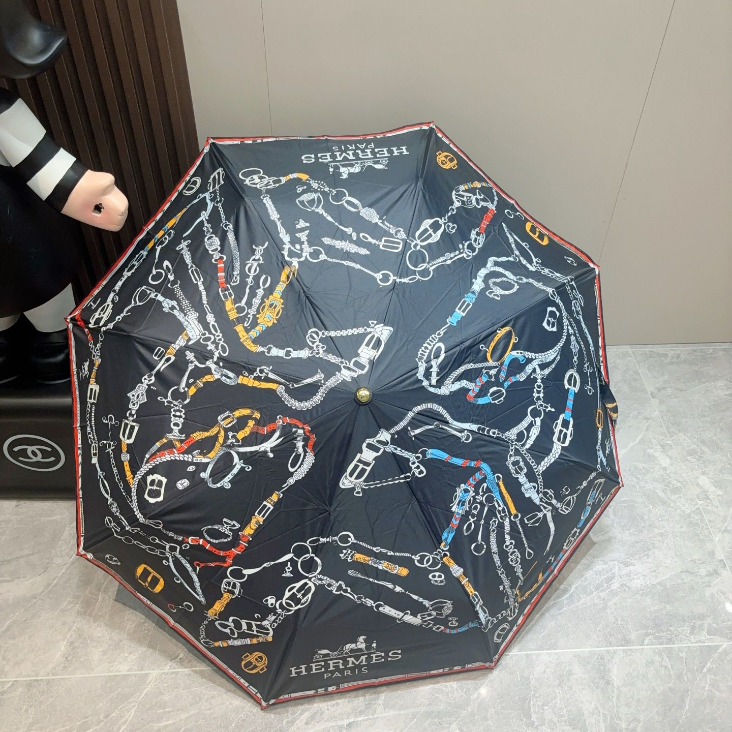 [TOP] HERMES Umbrella - Black - 711 Luxury